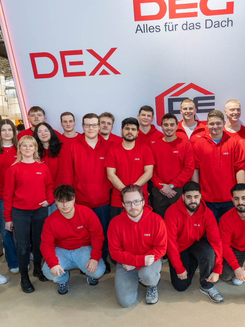 Nachwuchs mittendrin: Unsere Auszubildenden auf der DACH+HOLZ International