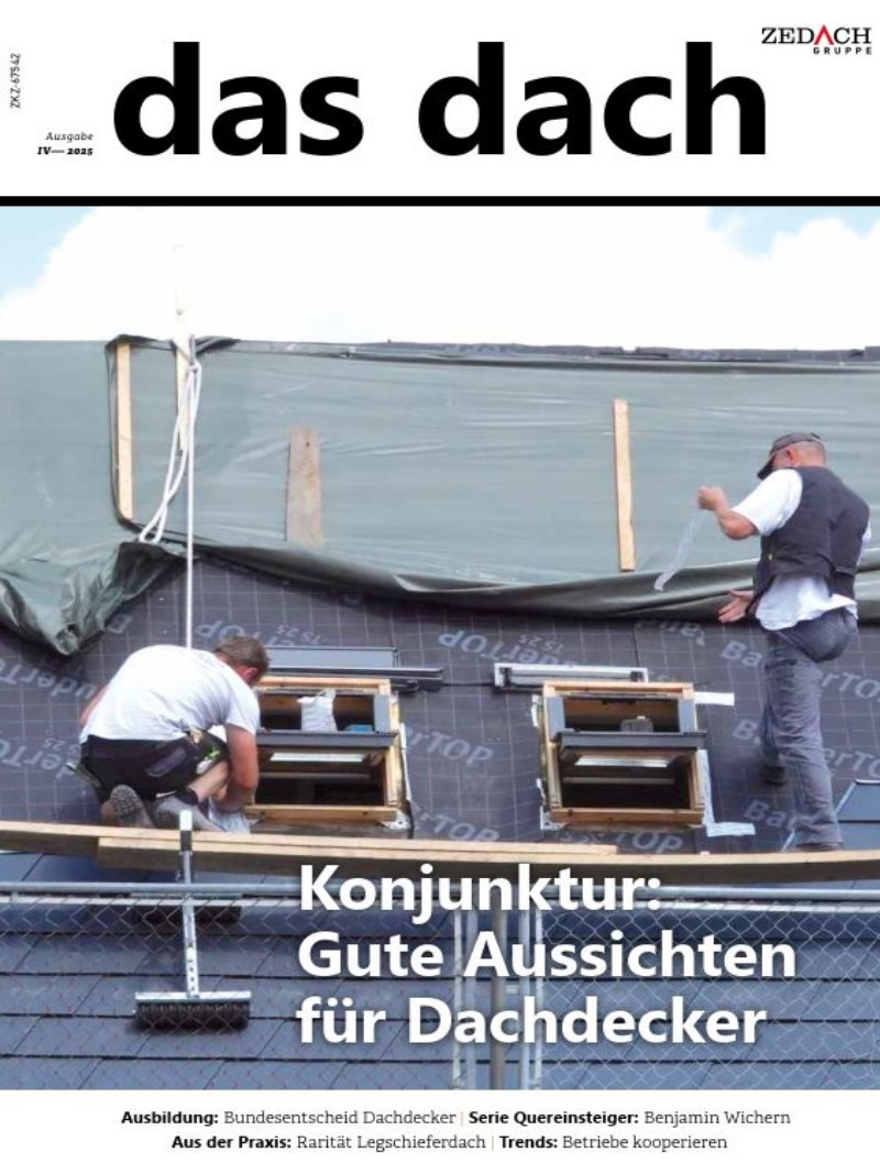 Das Dach - Konjunktur: Gute Aussichten für Dachdecker