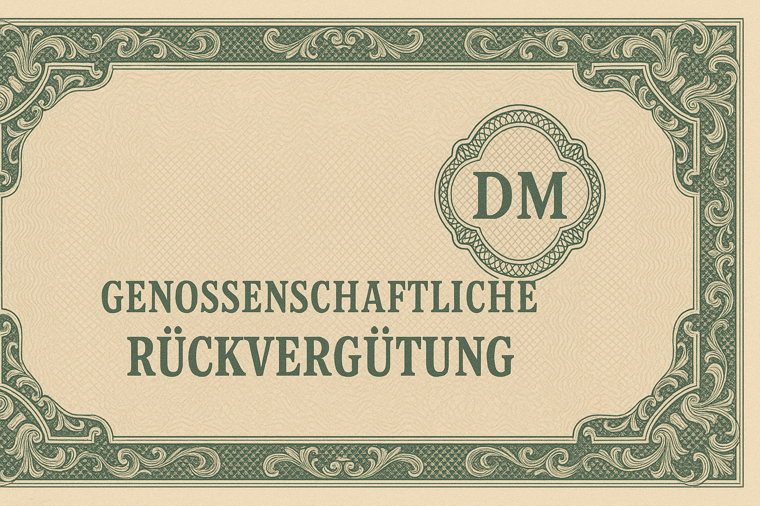 Erste Warenrückvergütung: